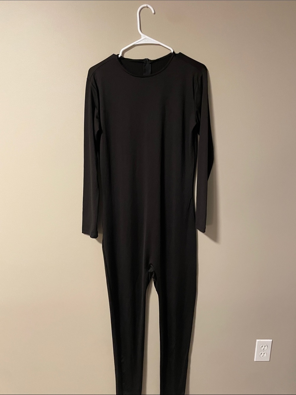 Classic Black Long-Sleeve Women's Jumpsuit